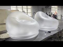 Production progress of inflatable sofa workshop