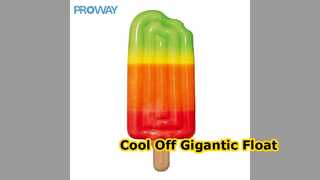 Giant Popsicle Float Beat the Heat!