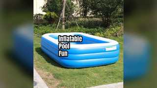 Inflatable Pools Kids Summer Water Play Fun